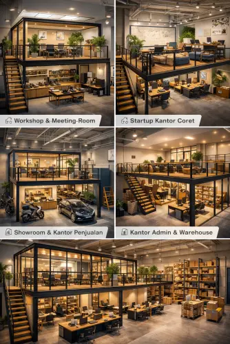 Mezzanine Ruang Kantor di Pancoran Mas