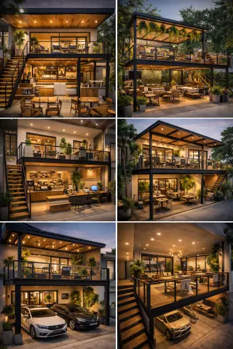 Mezannine Cafe Modern di Pancoran Mas